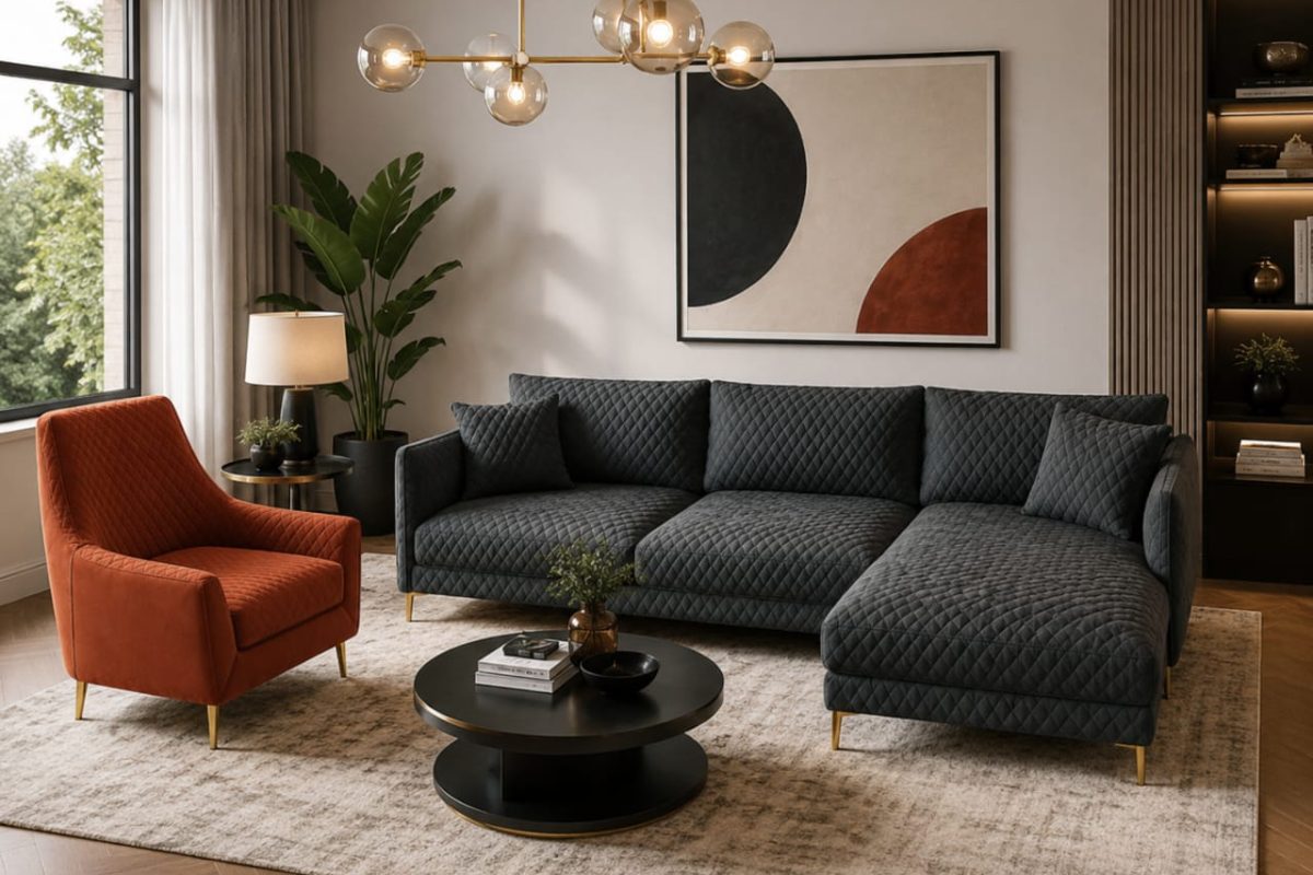 Italian Minimalist Sofa Set-1